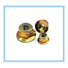 M3-M30 de Nylon Hex Flange Nut com aço carbono